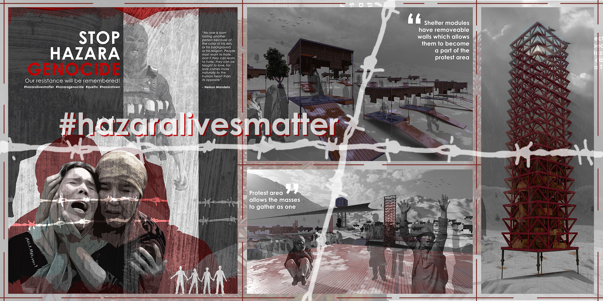Protest Space for Hazara Genocide Affectees