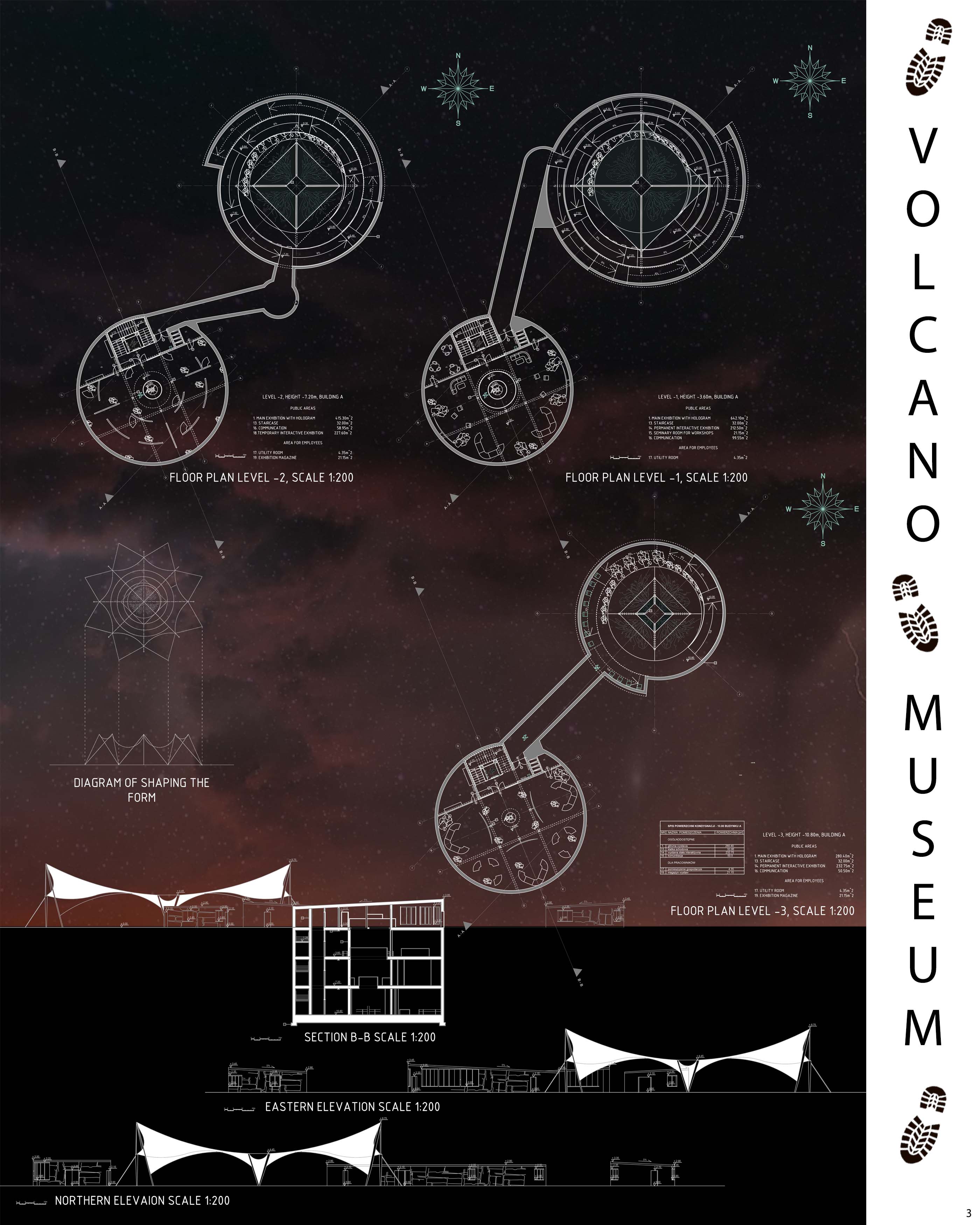 Tectonic Design Contest for a Volcano Museum