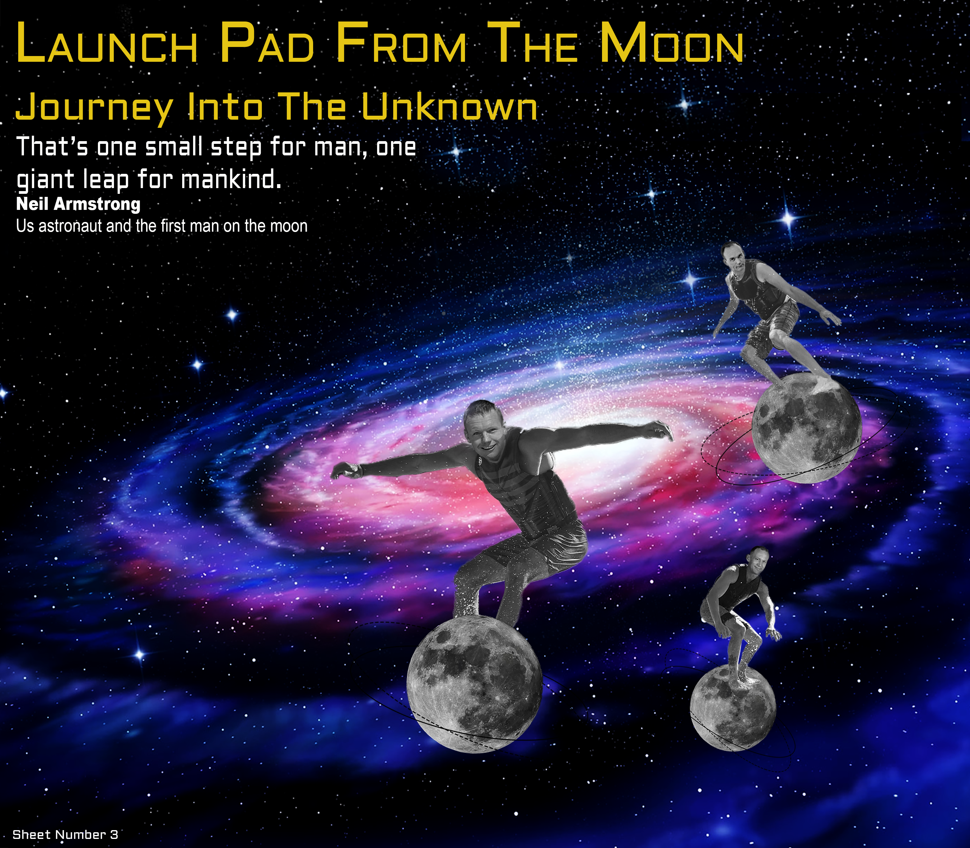 Launch pad from the moon: Journey into the unknown