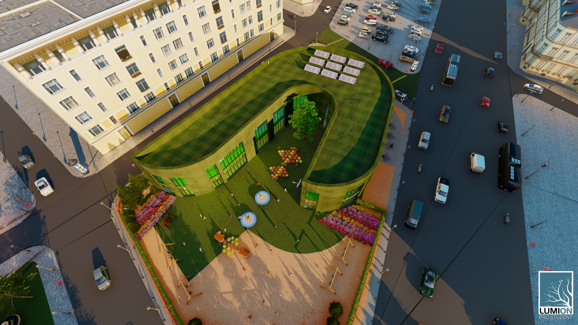 Energy-saving kindergarten